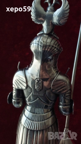 Много рядка фигура- скулптура от солидно сребро 800,края на 19век Ръчна работа. , 3 000 €, снимка 4 - Антикварни и старинни предмети - 52273112