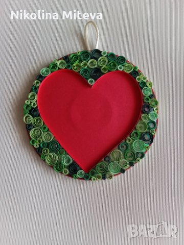 Украса за стена " Сърце ", снимка 4 - Пана - 29579372