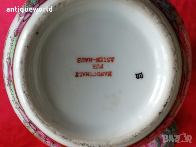 Уникална КИТАЙСКА Урна , Ваза ,Буркан за Джинджифил , Злато, снимка 7 - Антикварни и старинни предмети - 39538556