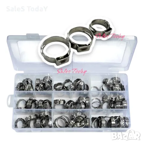 Скоби за маркуч, 100бр