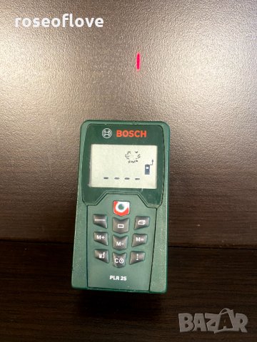Лазерна противоударна ролетка BOSCH PLR 25, снимка 9 - Измервателни инструменти - 31457580