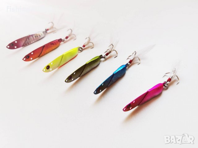 Комплект 6 пилкера (джиг)  за морски и сладководен риболов 10  и 15гр