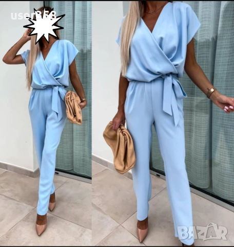 Дамски елегантен гащеризон тип "прегърни ме"