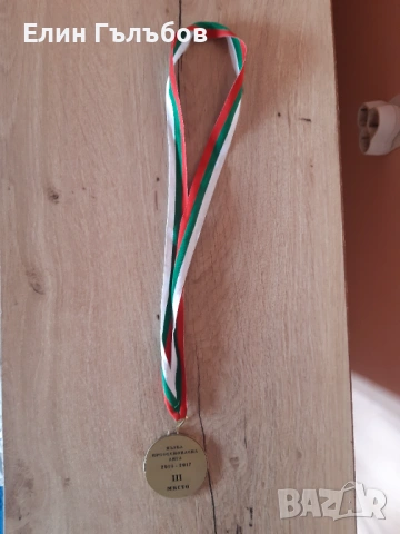 Медал на БФС за III място на Левски от сезон 2016/17 година, снимка 8 - Фен артикули - 53973368