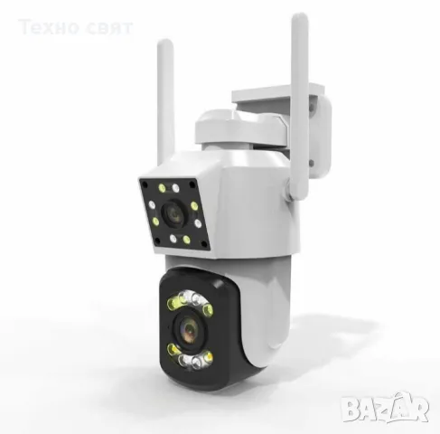 ТОП ЦЕНА Двойна Smart camera DUAL LENS WiFi безжична камера 5G 4x zoom, снимка 4 - IP камери - 47695419