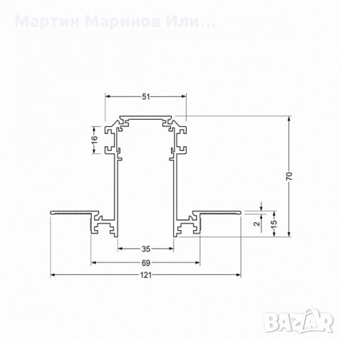 Магнитна система.MAGNET LINE TRIMLESS., снимка 3 - Лед осветление - 30732921