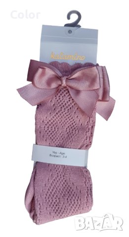 Детски чорапи 3/4 за момиче 3-10 год., снимка 2 - Чорапи - 41345921