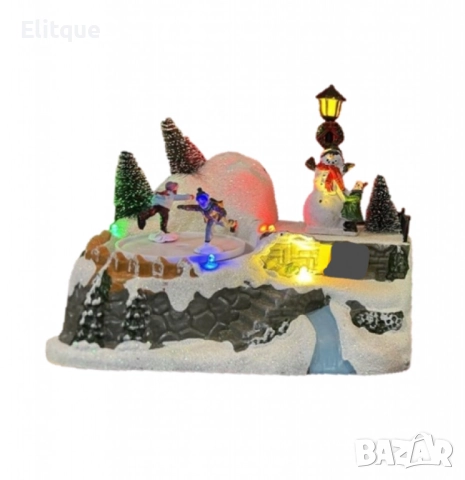 Светеща Коледна декорация с Дядо Коледа или Снежен човек – Празнична магия за вашия дом, снимка 7 - Други стоки за дома - 52832192