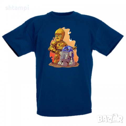 Детска тениска Star Wars R2-D2 & C3PO Star Wars,Игра,Изненада,Подарък,, снимка 7 - Детски Блузи и туники - 36667666