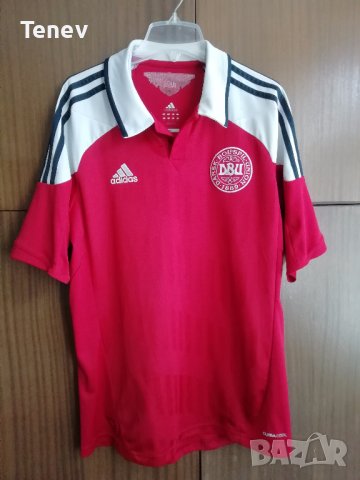 Оригинална юбилейна тениска фланелка Дания Denmark Adidas 2012/2013