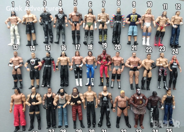 Кечисти Екшън Фигурки WWE Pro-Wrestling Кеч Играчки John Cena Randy Orton Brock Lesnar 3/3