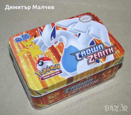 Детски карти за игра Покемон Pokemon 54 броя, в метална кутия, отлични, обща цена, снимка 1 - Други - 49185154