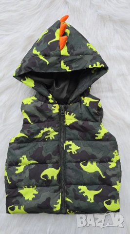 Детски елек динозаври размер 12 месеца, снимка 7 - Бебешки якета и елеци - 52327460