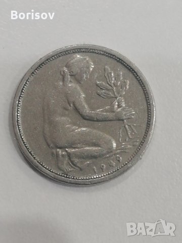 50 Pfennig 1949 , снимка 2 - Нумизматика и бонистика - 31602821