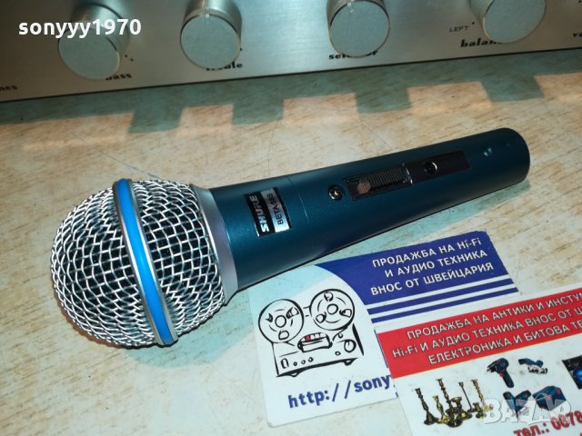 shure beta swiss-внос швеицария 0312201547, снимка 7 - Микрофони - 31002857