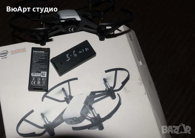 DJI TELLO запазено състояние, снимка 4 - Дронове и аксесоари - 52714150