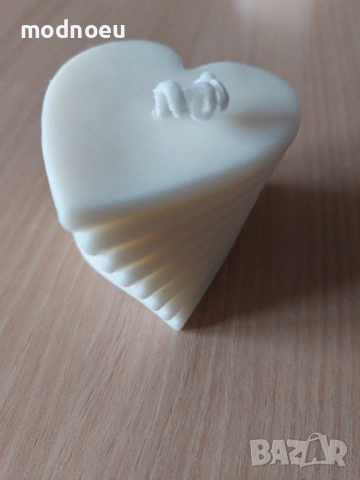 Свещ усукано сърце, снимка 5 - Романтични подаръци - 53026712