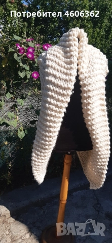 ръчно изплетен елек м размер, снимка 7 - Елеци - 51863919