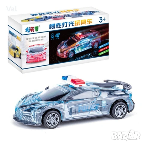 Музикална детска количка със светлинен ефект - TOYCAR34, снимка 8 - Коли, камиони, мотори, писти - 53254015