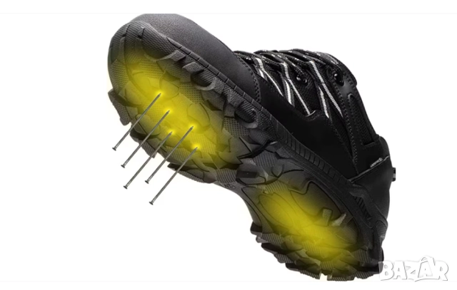 SUADEX Неразрушими  работни обувки със стоманени пръсти , строителни, туристически, номер 42, снимка 4 - Други - 52496663