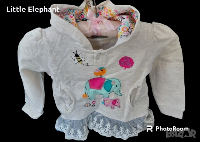 Суитчер за 2-3 год момиченце"Hello Sunshine",светло кафяв"Hello Sunshine",Англия/нов