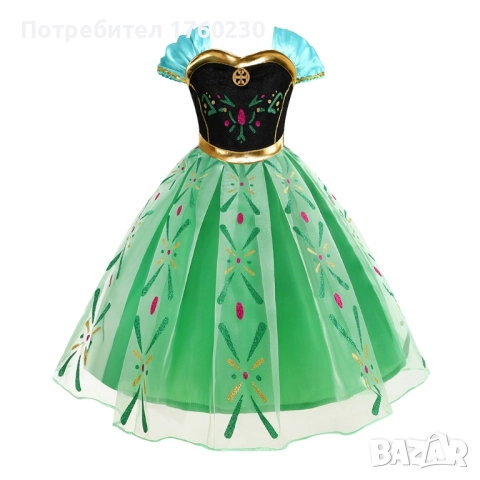 Комплект за коса за момиче ,,Принцеса Елза '', снимка 2 - Шноли, диадеми, ленти - 41981867