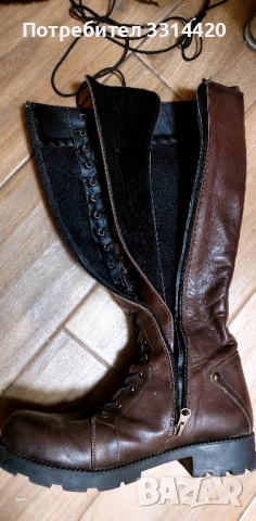 зимни ботуши от естествена кожа , снимка 3 - Дамски ботуши - 52283708