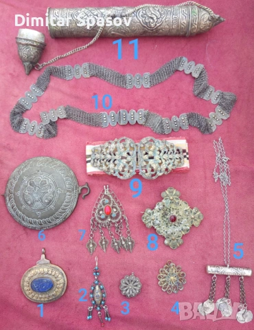 Възрожденски Накити Пафта Висулка Мощехранителница Муска