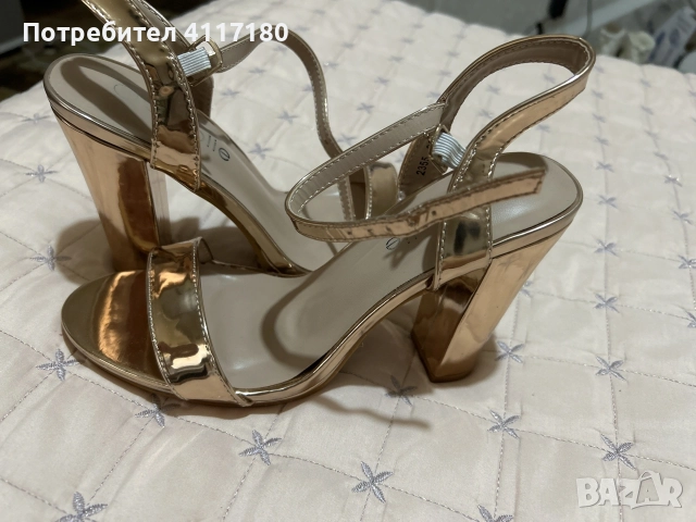 Дамски сандали с висок ток, снимка 2 - Дамски обувки на ток - 55903442