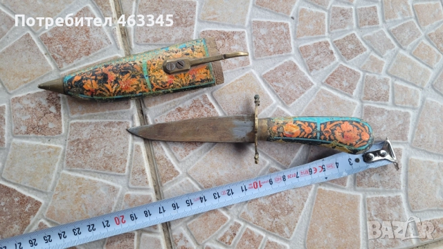 Нож, кама, кинжал, индийски корабен нож, снимка 5 - Антикварни и старинни предмети - 52866747