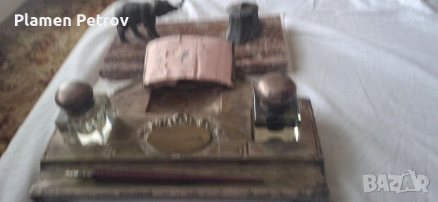 френска мастилница и друга , снимка 12 - Антикварни и старинни предмети - 44226295