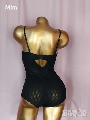 S Черно дантелено боди , снимка 15 - Бельо - 54249121