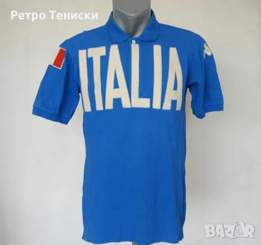 Тениска на Italy • Kappa • синьо • размер M • Мъже
