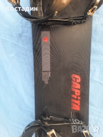 Сноуборд CAPITA The Black 160см. с автомати, снимка 4 - Зимни спортове - 52567426