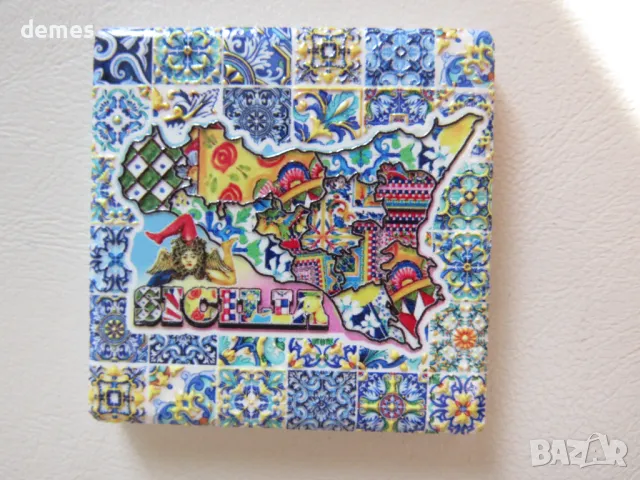 Магнит от Сицилия, Италия, снимка 2 - Колекции - 48027920