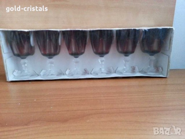 Кристални чаши френски кристал , снимка 1 - Антикварни и старинни предмети - 31723730