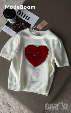 Miu Miu дамски блузи два цвята , снимка 7 - Блузи с дълъг ръкав и пуловери - 48246496