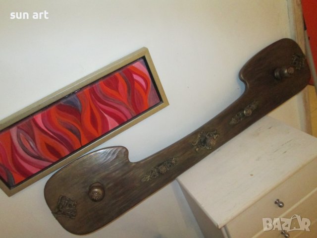 антична дървена закачалка, снимка 16 - Закачалки - 38037122