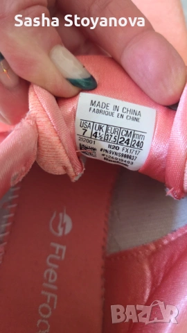 Леки пролетни маратонки Reebok, 24см стелка, снимка 5 - Маратонки - 54309959