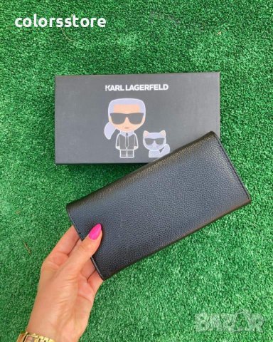 Луксозно черно портмоне  Karl Lagerfeld   /SG45TI, снимка 4 - Портфейли, портмонета - 40824180