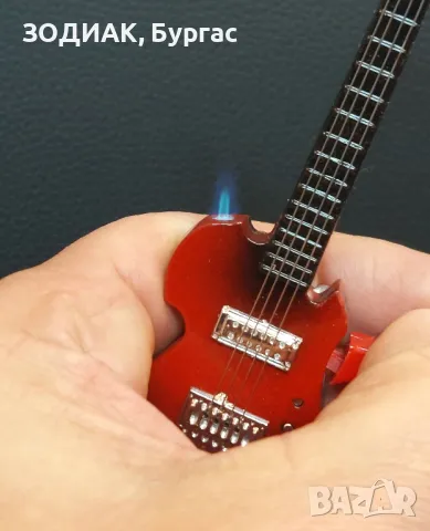 Ветроупорна Запалка КИТАРА, снимка 2 - Подаръци за мъже - 28342962