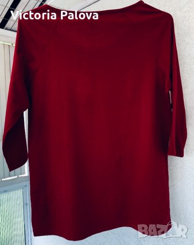 Красива ефектна блуза RICK CARDONA памук, снимка 7 - Блузи с дълъг ръкав и пуловери - 40531776