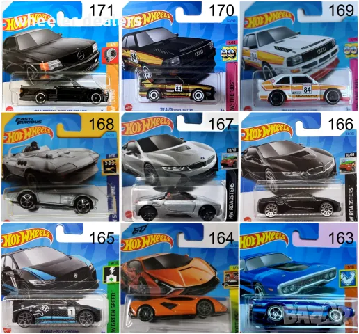 Метални колички Hot Wheels Хот Уиилс в мащаб 1:64 От различни години 1, снимка 6 - Колекции - 29076230