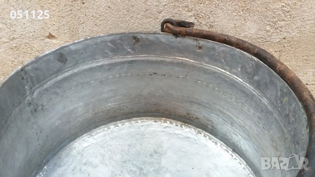 отличен възрожденски кован казан, бакър съд за варене на курбани 40 литра, снимка 7 - Антикварни и старинни предмети - 38365271