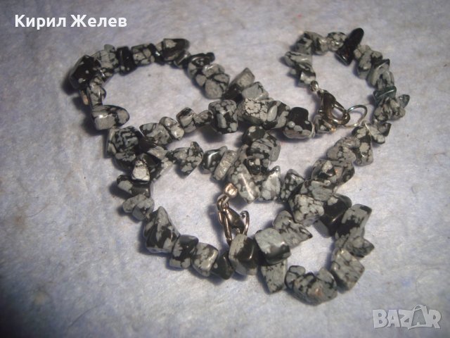 ДВЕ АРТ ГРИВНИ от НАТУРАЛНИ ПОЛСКЪПОЦЕННИ КАМЪНИ 2340, снимка 5 - Гривни - 37026725