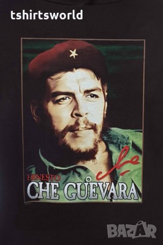 Нов мъжки суичър с дигитален печат на революционера Че Гевара, снимка 2 - Суичъри - 31742369