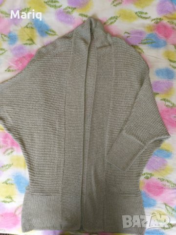 Жилетка Блуза Пуловер на ЗАРА със  Ръкави пелерина М размер , снимка 3 - Жилетки - 30981514