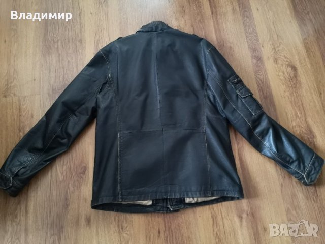Кожено рокерско яке от естествена кожа MUSTANG, снимка 7 - Якета - 36647398