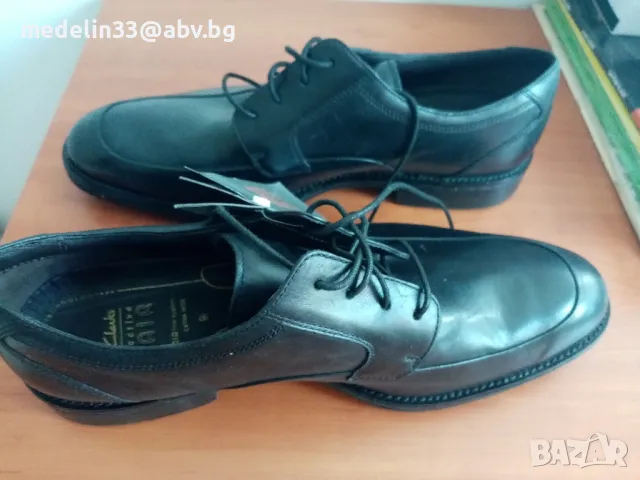 Clarks Active Air-мъжки луксозни обувки ест. кожа, 44 номер, съвсем нови, снимка 7 - Официални обувки - 47269361