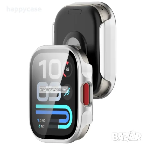 Xiaomi Redmi Watch 6 Active / 6 Lite / 360° Твърд пластмасов кейс с вграден протектор за екран, снимка 10 - Смарт часовници - 55962395